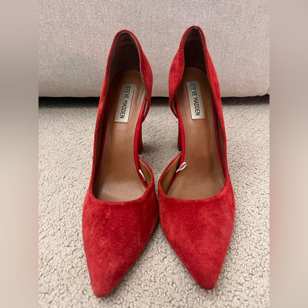 Steve Madden Bold Red Heels